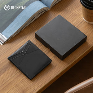 TILONSTAR TVW101-a - Cartera Bifold de Diseño Original para Hombre, con Compartimento para Monedas, Tarjetero de Cuero con Protección RFID - Product Image 6