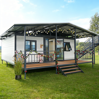 Maison conteneur personnalisée 20/40 pieds, extensible, préfabriquée, villa 2/3/4 chambres, maison mobile modulaire