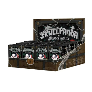 POP MART SKULLPANDA Serie <span class=keywords><strong>Familia</strong></span> <span class=keywords><strong>Addams</strong></span> Caja Sorpresa Coleccionable Figura Anime Adorable Adorno de Escritorio - Product Image 1