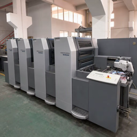 Heidelberg Speedmaster SM52-4 Farb-Offsetdruckmaschine (Modell 2005) zum Drucken von 0,06 mm dickem beschichtetem Papier und Karten