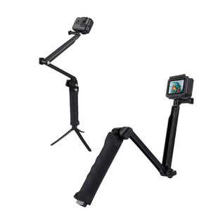 Haute qualité pliable portable poignée à trois voies bras montage caméra d'action trépied <span class=keywords><strong>Go</strong></span> <span class=keywords><strong>Pro</strong></span> Selfie bâton pour <span class=keywords><strong>Go</strong></span> <span class=keywords><strong>pro</strong></span> caméra de sport - Product Image 2