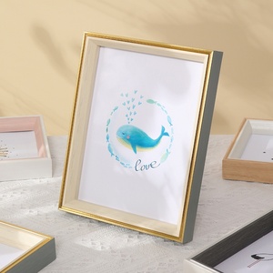 Bán Buôn Ánh Sáng Sang Trọng Gỗ Khung Ảnh A4 Nghệ Thuật Bảng Và Tường Ảnh Studio Trang Trí Hình Ảnh Khung - Product Image 3