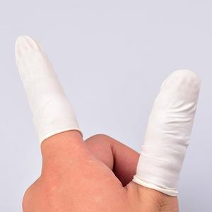 100pcs Disposable Latex Finger <b>Cots</b> 7x2cm Powder Free Anti Static Gloves for Microblading Permanent Makeup - Product Image 4