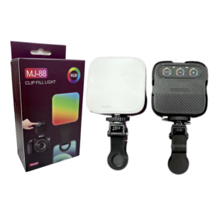 <span class=keywords><strong>Mini</strong></span> anneau lumineux LED RGB portable pour la photographie de selfies et le maquillage, lumière de poche RGB pour le streaming en direct - Product Image 1