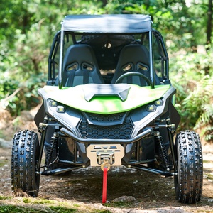 Kart à pédales tout-terrain haute performance Funrun 180cc 4 temps à transmission par chaîne pour adultes, moteur essence 8,7 kW, essieu en alliage durable, frein à disque arrière - Product Image 1
