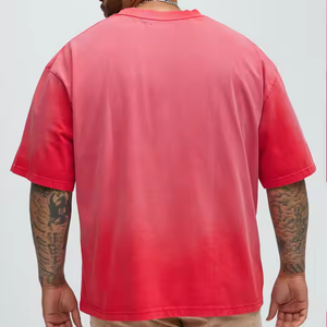 <span class=keywords><strong>T</strong></span>-<span class=keywords><strong>shirt</strong></span> pour hommes personnalisé de haute qualité sweat-<span class=keywords><strong>shirt</strong></span> lourd surdimensionné col rond imprimé <span class=keywords><strong>t</strong></span>-<span class=keywords><strong>shirt</strong></span> de mode délavé en tricot de <span class=keywords><strong>grande</strong></span> <span class=keywords><strong>taille</strong></span> - Product Image 4