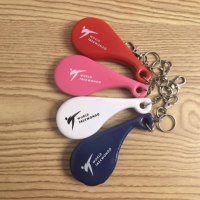 Porte-clés promotionnel personnalisé avec logo, cadeau d'arts martiaux, cible de frappe pour entraînement de Taekwondo