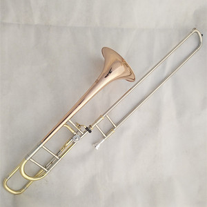 Trombón de Tono Tenor de Cobre Fosforado para Instrumentos de Viento Metálico Occidentales, Bajo B/F, para Interpretación - Product Image 4