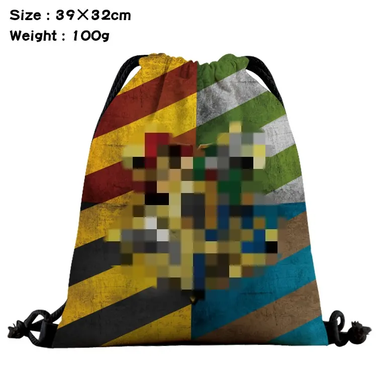 Wholesale Print Harry Wizard Potter Castle Drawstring Bags Accessories