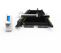 Machine de découpe laser CNC TS-N13025 à rail de sol avec grande table de travail, armoire de commande indépendante et stabilisateur de tension