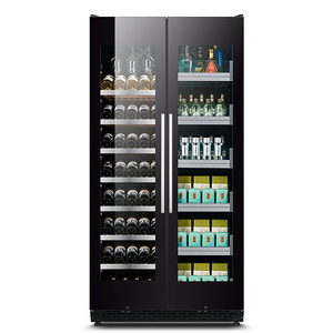 Refroidisseur à vin et boissons à deux zones, grande taille 870L, encastrable, porte en verre, grand <span class=keywords><strong>coffre</strong></span> à vin indépendant - Product Image 3