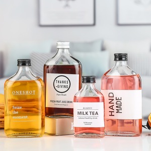 VENTE EN GROS MINI MINIATURE 50ml 100ml 200ml 250ml 350ml Spiritueux Liqueur Jus de Vin Bouteille en Verre pour <span class=keywords><strong>Whisky</strong></span> Vodka - Product Image 1