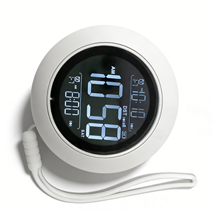 Reloj Despertador Digital LCD Recargable con Música <span class=keywords><strong>de</strong></span> Ruido Blanco y Función <span class=keywords><strong>de</strong></span> Snooze, con Vibración, <span class=keywords><strong>para</strong></span> Personas con Discapacidad Auditiva, <span class=keywords><strong>para</strong></span> Usar Bajo la Almohada - Product Image 1