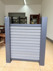 Moderno <span class=keywords><strong>de</strong></span> <span class=keywords><strong>madera</strong></span> <span class=keywords><strong>de</strong></span> plástico compuesto impermeable al aire libre jardín WPC paneles <span class=keywords><strong>de</strong></span> esgrima <span class=keywords><strong>de</strong></span> fácil montaje VALLA <span class=keywords><strong>DE</strong></span> PRIVACIDAD <span class=keywords><strong>DE</strong></span> Metal para Villa <span class=keywords><strong>enrejado</strong></span> - Product Image 4