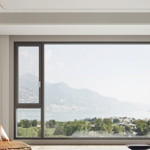 Fenêtre à battant moderne en alliage d'aluminium, double vitrage trempé, insonorisée, sur mesure pour villa, hôtel, usage domestique - Product Image 3