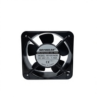 Ventilateur DC à haut volume d'air 150x150x51mm, 24V, double roulement à billes, pour machine de chauffage par induction haute fréquence, dissipation de chaleur