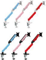 Moniteur de bras Support de bureau Support de bras à double moniteur Support d'ordinateur pour écran 11 "-32"