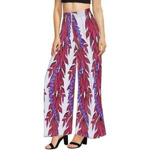 Maile 2024 personalizzato lascia pantaloni moda taglie forti di alta qualità da donna pantaloni larghi donna Sexy pantaloni da <span class=keywords><strong>spiaggia</strong></span> per donna - Product Image 5