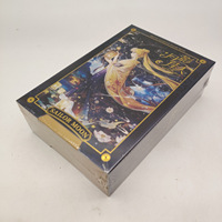 Tarjeta Coleccionable Sailor Moon de Qinglan Cultural Creative, Serie Moon Shadow Beauty, Tarjeta Conmemorativa XR Dorada con Borde Plegado