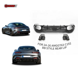 ชุดแต่งกันชนหลังคาร์บอนไฟเบอร์แบบแห้ง BB Style สำหรับ Mercedes AMG GT63 C192 พร้อมดิฟฟิวเซอร์หลังแบบ Pre-Preg ของแท้ ขายส่ง - Product Image 1