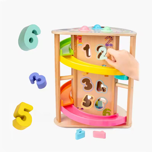 Usine personnalisée de haute qualité enfants en bois frapper et suivre le jeu de suivi éducatif et jouets assortis pour les enfants - Product Image 3