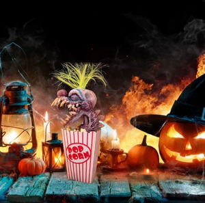 Nuova Statuetta Artistica in Resina a Forma di Gufo Popcorn Killer Dipinta a Mano Scultura <span class=keywords><strong>Extraterrestre</strong></span> Pezzo Unico - Product Image 3