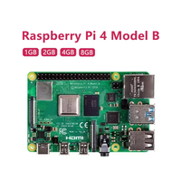Placa Raspberry Pi 4 Modelo B, 1GB/2GB/4GB/8GB RAM, SBC de Cuatro Núcleos de 64 bits para Proyectos IoT con Klipper y OctoPrint