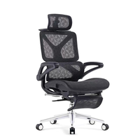 Chaise de bureau ergonomique, siège de bureau de direction, chaise de patron en mesh de luxe, accoudoirs réglables 5D, chaise de manager