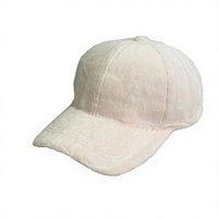 Casquette de baseball en peluche à visière bec de canard, chaude, en tissu doux, réglable, pour l'hiver, style décontracté et pour les trajets quotidiens
