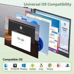 Nouveauté Blackview DCM8 Pro Moniteur portable à double écran de 15,3 pouces pour ordinateurs portables de 14 à 17,3 pouces - Product Image 4