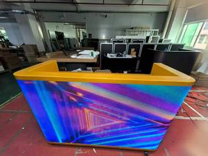 Pantalla LED de mostrador, mesa de <span class=keywords><strong>DJ</strong></span> con pantalla LED, cabina de mesa de <span class=keywords><strong>DJ</strong></span> plegable para festivales de música y discotecas - Product Image 3