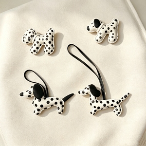Pendentif chien Border Collie en cuir PU avec longue sangle, porte-clés chiot, chien Bichon, <span class=keywords><strong>Labrador</strong></span> Retriever pour breloques de sac - Product Image 6