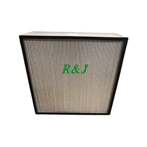 High Efficiency Particulate Air Filters Glasvezel Hoge Temperatuur Hepa Filter