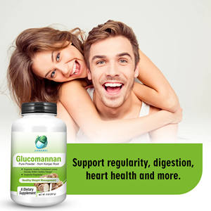 Suplemen Diet Bubuk Glucomannan Label Khusus OEM Mendukung Kesehatan Tingkat Kolesterol dan Mendukung Sistem Kekebalan Tubuh - Product Image 4