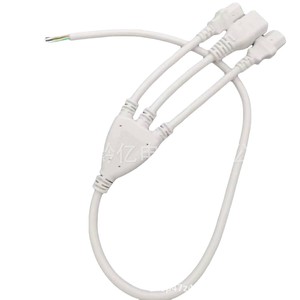 Cable de alimentación C19 a 3 C13 de 16A, cable de extensión SJTOW de PVC con extremo desforrado para equipos de servidor - Product Image 1
