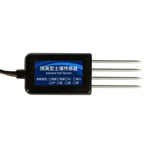 เซ็นเซอร์วัดคุณภาพดิน BGT Soil 8 in 1 ระบบตรวจสอบออนไลน์ RS485 สำหรับการชลประทานอัจฉริยะ วัดความชื้น อุณหภูมิ ค่า <span class=keywords><strong>EC</strong></span> ค่า pH ความเค็ม และ NPK - Product Image 1