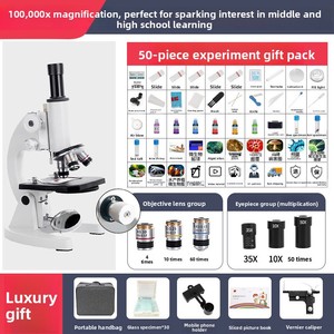 単眼 HD 顕微鏡 200000 倍の倍率 生物学学生 プロフェッショナル 子供用科学研究所 小学校 中学校 - Product Image 6