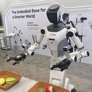 Robot humanoïde sur roues RealMan RealBOT 21DoF avec intelligence embarquée IA, en alliage d'aluminium, IP54, bras doubles 7DoF, pour la recherche - Product Image 6