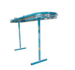 Nastro Trasportatore Elettrico da 252 Pezzi di Colore Bianco o Blu per Abiti e Indumenti per Fabbrica, <span class=keywords><strong>Lavanderia</strong></span> o Negozio - Product Image 2
