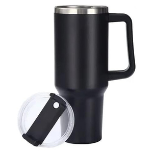 Taza de Viaje de Acero Inoxidable de 40 oz con Asa, Tapa para Sublimación, Aislamiento al Vacío, Antiderrames, Aislamiento Térmico de 6 a 12 Horas, Portátil - Product Image 4