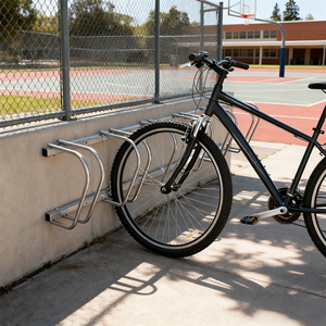 6 chỗ ngồi sàn xe đạp bãi đậu xe lưu trữ đứng giá xe đạp bãi đậu xe nhà để xe chu kỳ xe đạp bãi đậu xe công cộng đứng ngoài trời thép lưu trữ giá - Product Image 5