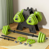 Ensemble d'haltères et de barres réglables en PVC pour hommes et femmes Jeberly pour la remise en forme à domicile, 10 kg-40 kg, légers et durables