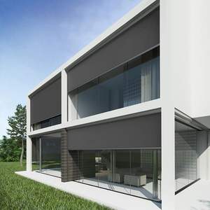 ระบบม่านซิปแทรคกลางแ<span class=keywords><strong>จ</strong></span>้งแบบมีมอเตอร์ พร้อมรางปิดสนิท ผ้าม่านกันน้ำ <span class=keywords><strong>PVC</strong></span> สำหรับระเบียงและศาลา ปิดมิดชิด - Product Image 1