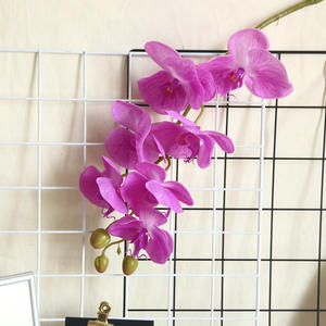 Orquídea de látex Real Touch de 7 cabezas de alta calidad Navidad realista Día de San Valentín Día DE LA MADRE Decoración de la habitación de muestra - Product Image 5