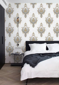 วอลล์เปเปอร์ยุโรปเงาวอลล์เปเปอร์ 1.06m วอลล์เปเปอร์ขนาดใหญ่/เคลือบผนังตกแต่งบ้านสําหรับผนัง - Product Image 4