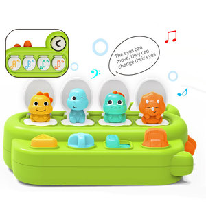 Boîte de jeu interactive <span class=keywords><strong>dinosaure</strong></span> pour enfants, en plastique, pour l'éveil et l'éducation précoce, jouet pop-up, boîte de jeu à interrupteurs <span class=keywords><strong>dinosaure</strong></span> - Product Image 1