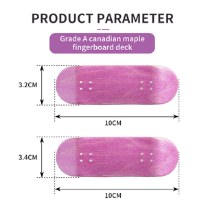 Chất Lượng Cao Tùy Chỉnh Chuyên Nghiệp Cấp Một Tất Cả Canada Maple 100*32Mm 100*34Mm Sàn Ngón Tay Hội Đồng Quản Trị Ván Trượt Ván Sàn - Product Image 4