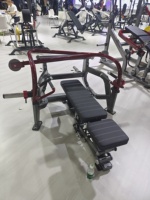 Machine à tractions angulaire à charge de plaques pour exercices dorsaux, équipement de musculation professionnel pour salle de sport