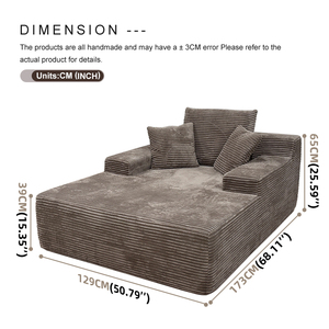 Conjunto de Sofá Modular Sem Estrutura Moderno para Sala de Estar de Apartamento e Vila, Mobiliário de Tecido Fabricado na Fábrica de Foshan, China - Product Image 4