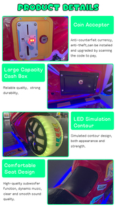 Mesin permainan dioperasikan koin mesin mainan anak senang permainan <span class=keywords><strong>Arcade</strong></span> sepeda motor - Product Image 3